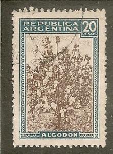 Argentina   Scott 450   Cotton   Used