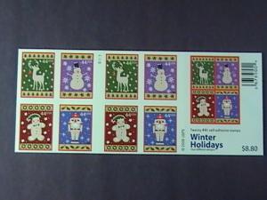 U.S.# 4428b-MINT/NEVER HINGED-BOOKLET PANE OF 20--CHRISTMAS--2009