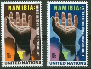 UN-NY # 263-64 Namibia  (2)  Mint NH