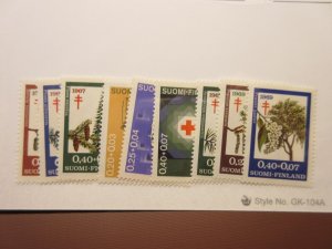 FINLAND Scott B179-181, B182-4, B185-7 MNH Lot5 Cat $9