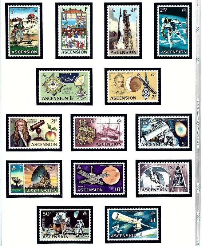 Ascension Is 138-51 MNH 1971 Man Into Space