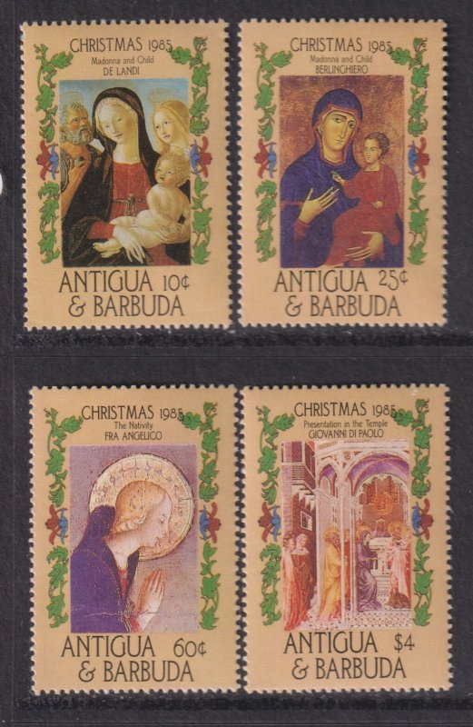 1985 Antigua & Barbuda Christmas complete set MNH Sc# 905 / 908 CV $3.65