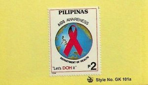 PHILIPPINES Sc 2340 NH ISSUE OF 1994 - FIGHTING AIDS