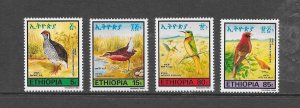 BIRDS - ETHIOPIA #1110-13 MNH