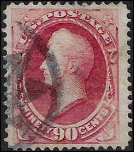 155 Used... SCV $350.00... 6 Point Star in Circle fancy cancel... VF/XF