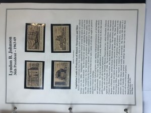 The Heritage Collection President Stamps From 29th to 38th Complete Book