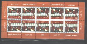 LATVIA 2004 EUROPE CEPT #594a, ONLY SINGLE 1 T.B.=$2.25