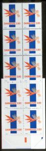 DENMARK 832a MNH ABSTRACT ART COMPLETE BOOKLET