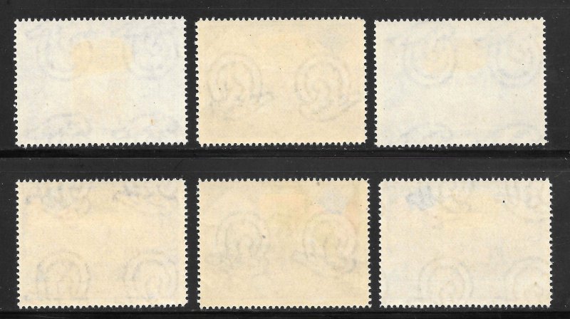 San Marino Scott 266-71 Unused LHOG - 1947 Centennial of US Postage Stamps