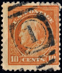 SC#510 10¢ Franklin (1917) Used