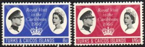 Turks & Caicos Islands Sc #150-151 Mint Hinged