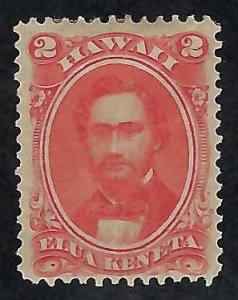 Hawaii Scott #31A Mint OG Hinged F-VF