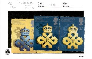 Great Britain, Postage Stamp, #1318-1321 Mint NH, 1990 Queens Awards (AB)