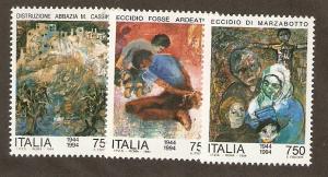 Italy Scott # 1984-6   Mint never hinged 