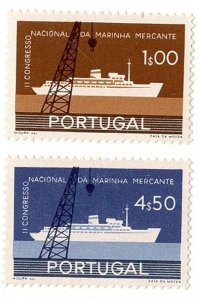 Portugal #838-9 MH complete ships