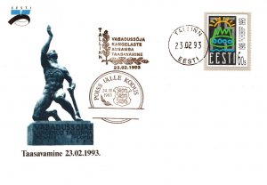 Estonia, Worldwide First Day Cover