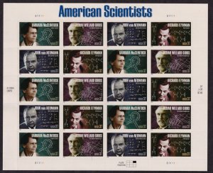 2005 American Scientists 4 designs 37c sheet of 20 Sc 3909a MNH