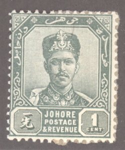 Malay States- Johore, Scott #37, MPG