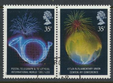 Great Britain SG 1434a  ( SG 1434 & 1435 ) Used   - Anniversaries