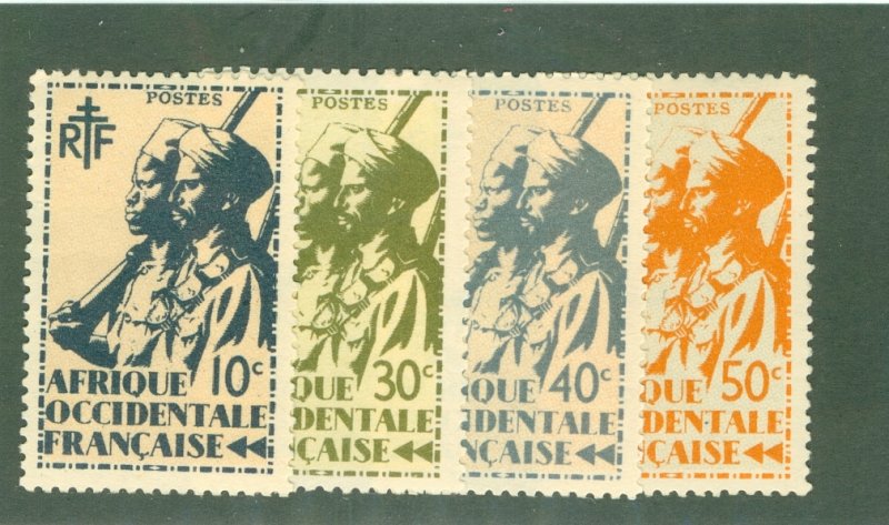 FRENCH WEST AFRICA  17-20 MH BIN $1.50