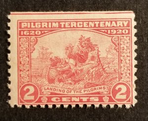 US Stamp Scott 549 Landing of the Pilgrims 1920 MNH OG Mint Never Hinged z1311