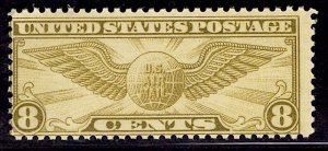 US Stamp #C17 8c Winged Globe MINT NH SCV $3.75