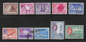 Singapore 30-31, 34-41 Used SC:$10.85