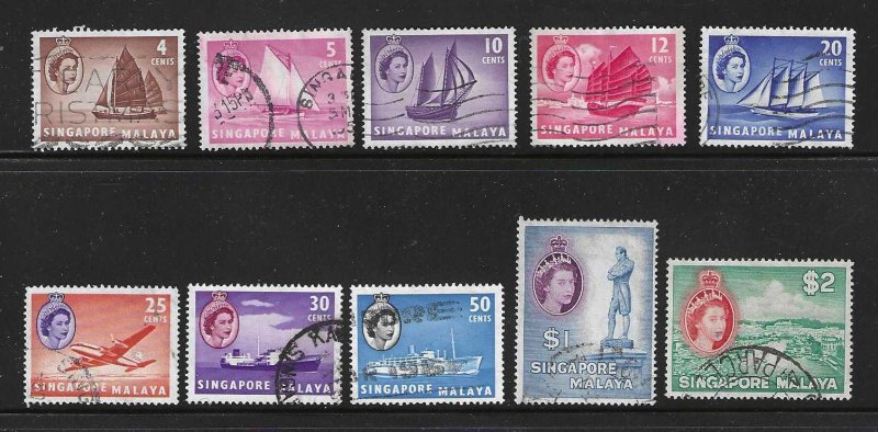 Singapore 30-31, 34-41 Used SC:$10.85