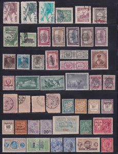 WORLDWIDE - INTERESTING GROUP OF MINT AND USED STAMPS - P916