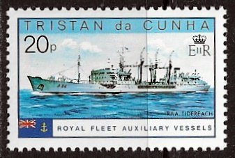 Tristan da Cunha ~ Scott # 249 ~ MNH ~ Royal Fleet Auxiliary Vessels