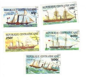 Central Africa - sailing ships