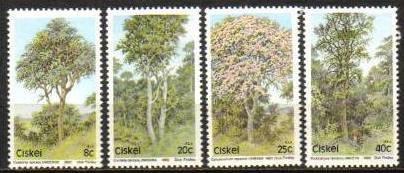 Ciskei - 1983 Indigenous Trees Set MNH** SG 34-37