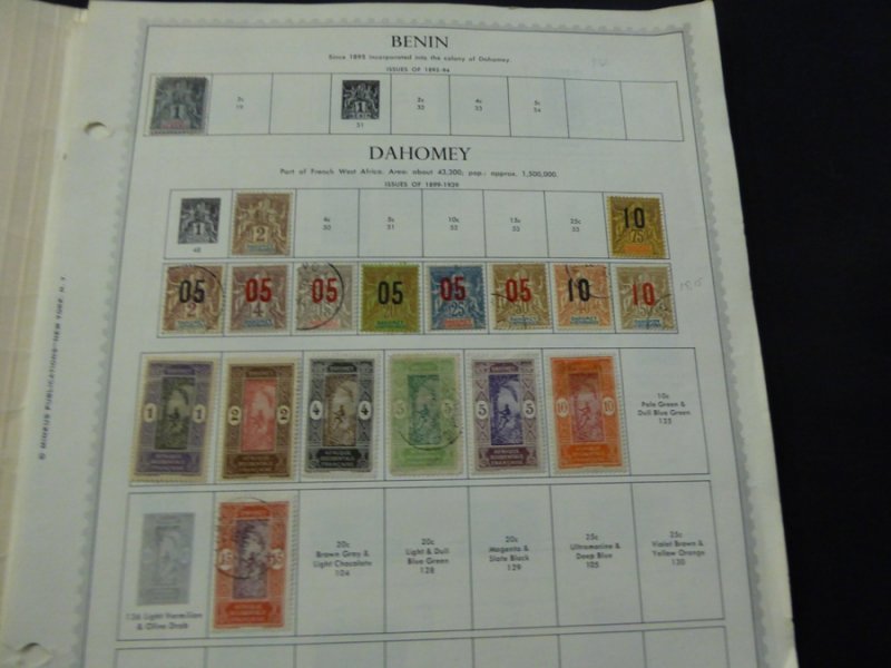 Dahomey 1899-1972 Fabulous Collection of Mint and Used Stamps