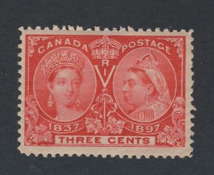 Canada Victoria Jubilee; #53-3c MH F/VF.  Guide Value = $25.00