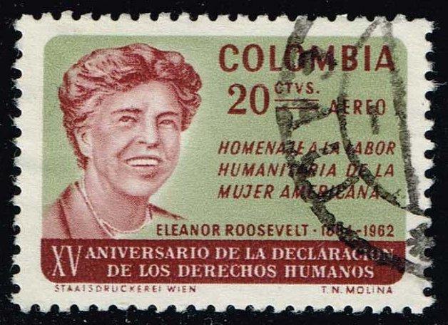 Colombia #C462 Eleanor Roosevelt; Used (0.25)