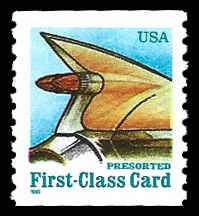 PCBstamps       US #2908 15c Automobile Tail Fins, coil, MNH, (7)