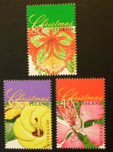 Christmas Island Scott #413-415 MNH