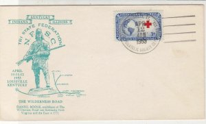 U. S. 1953 N.F.S.C. Tri State Federation Boone Illust. R.Cross Stamp Cover 37548