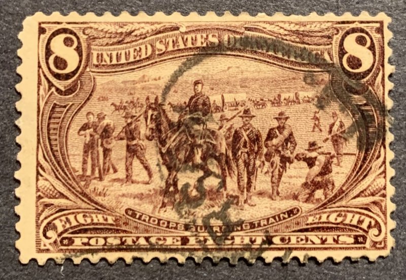 #289 – 1898 8c Trans-Mississippi Exposition.  Used Average.