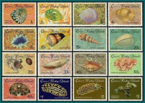 Cocos 1985 Shells and Molluscs, MNH  #135-150,SG135-SG150