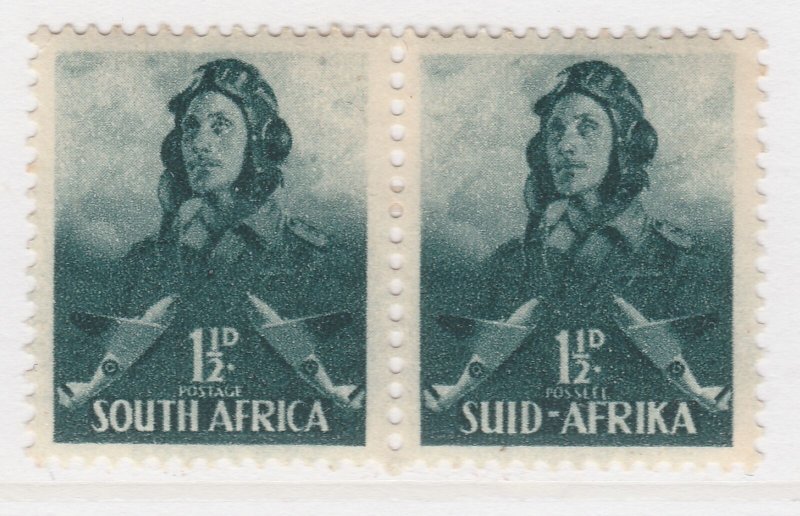 1942 British Colony South Africa 1 1/2d MH* Stamp A22P19F8975-