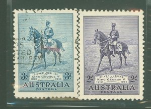 Australia  #153-154 Used