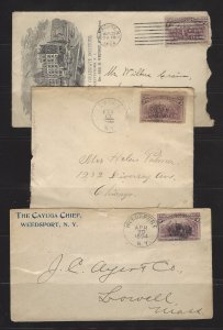 US Late 19th Century and Early 20th Century Postal Covers