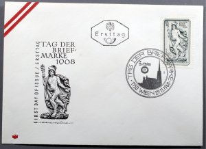 Austria #B324 First Day Cover Semi-Postal Stamp Day