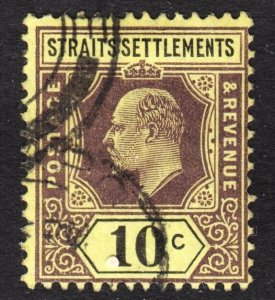 Malaya Straits Settlements Scott 115 wtmk 3 F+ used. FREE...