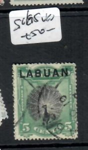 LABUAN   5C BIRD   SG 65  VFU        PPP0809H