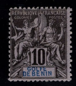 Golfe de Benin Scott 24 MH* perf 14x13.5 Genuine  stamp