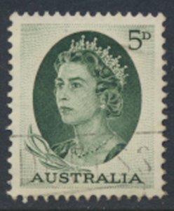 Australia SG 354 SC# 365 Elizabeth II  1963 centered Used see scan 