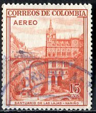 Colombia; 1954: Sc. # C241: O/Used Single Stamp