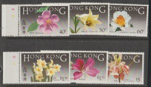 Hong Kong SC 451-456 Mint, Never Hinged